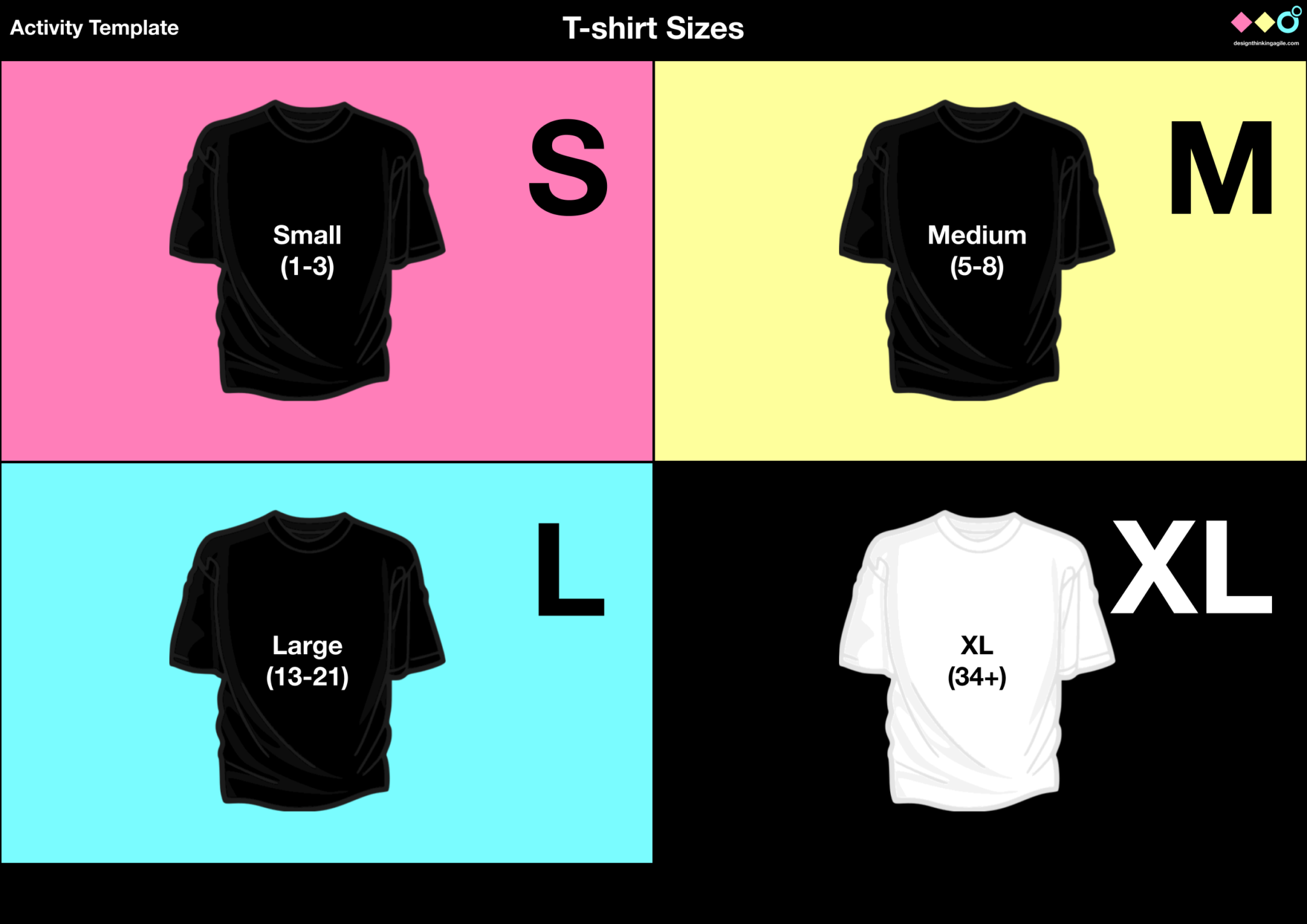 T Shirt Sizes Designthinkingagile Com